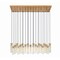 Z-Lite Beau Linear Chandelier, 23-Light, 18 In.W x 54 In.L x 12.75 In.H, Rubbed Brass/Clear 740P-23L-RB - alternate 5